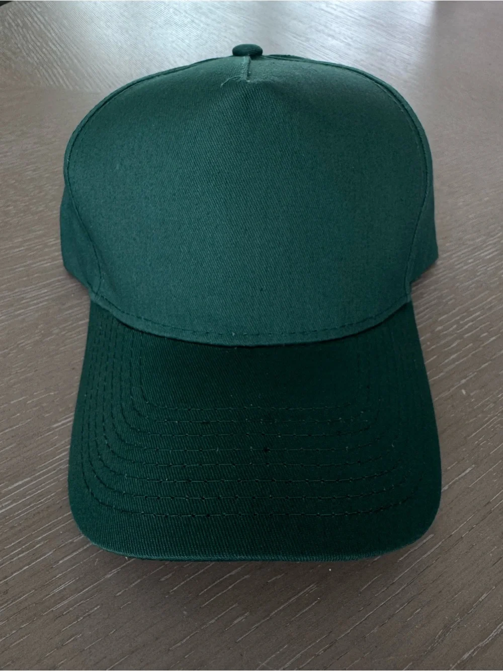 New Dark Forest Green 5 panel a-frame snapback hat